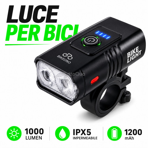 Luce anteriore per bici - luce,